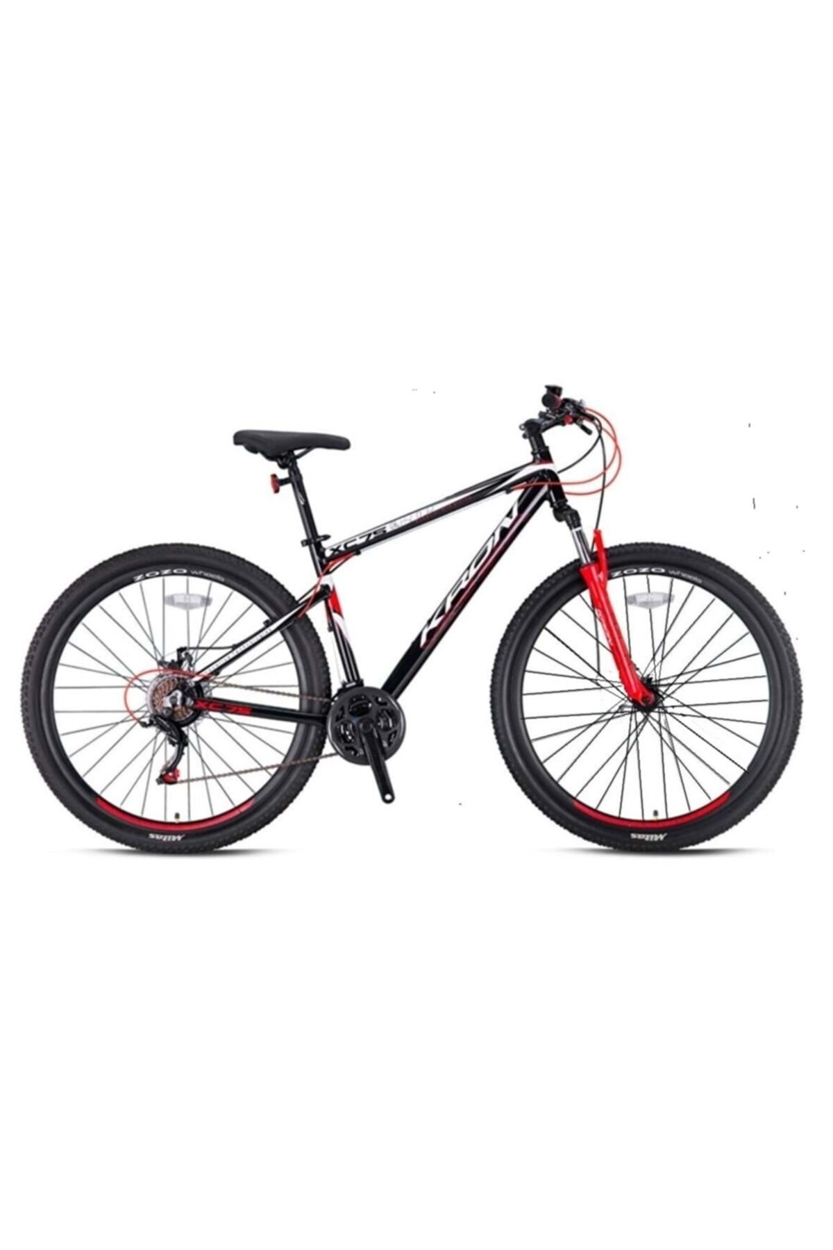 Xc 75 27.5 J Mtb 19 Inç 21 Vites V Fren Parlak Siyah Kırmızı Gri