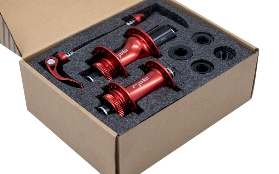 Raptor Ön/Arka Göbek Seti QR+Sokma Mil 8-11V 32D 6 Vida Kırmızı 220223 (Yüksek Hub sesli)