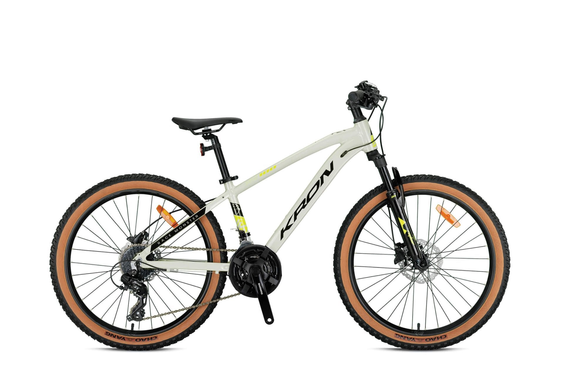 KRON XC 100 27,5 JANT 17 KADRO 21 VİTES H.DİSC BEJ/NEON SARI-SİYAH