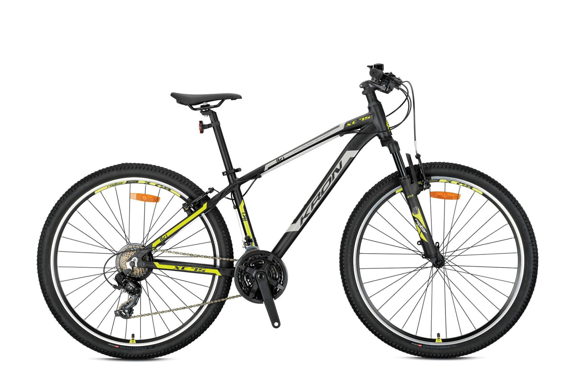 KRON XC 75 24 JANT MTB 13 KADRO 21 VİTES M.DİSK FREN MAT SİYAH/SARI-GRİ-MAVİ