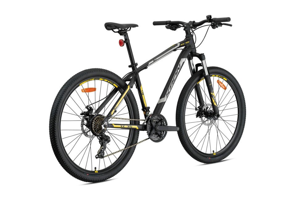 KRON XC 75 24 JANT MTB 13 KADRO 21 VİTES M.DİSK FREN MAT SİYAH/SARI-GRİ-MAVİ