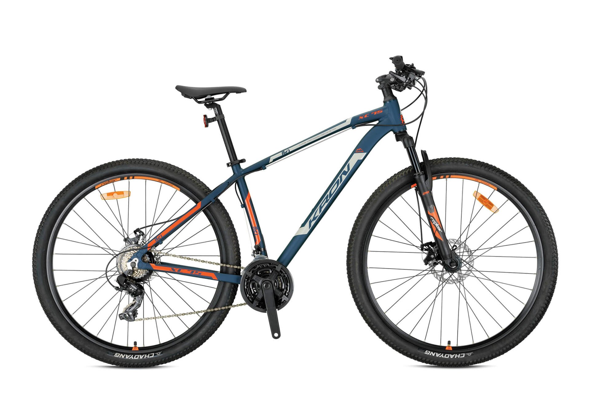 KRON XC 75 24 JANT MTB 13 KADRO 21 VİTES M.DİSK FREN LACİVERT/TURUNCU-GRİ-MAVİ