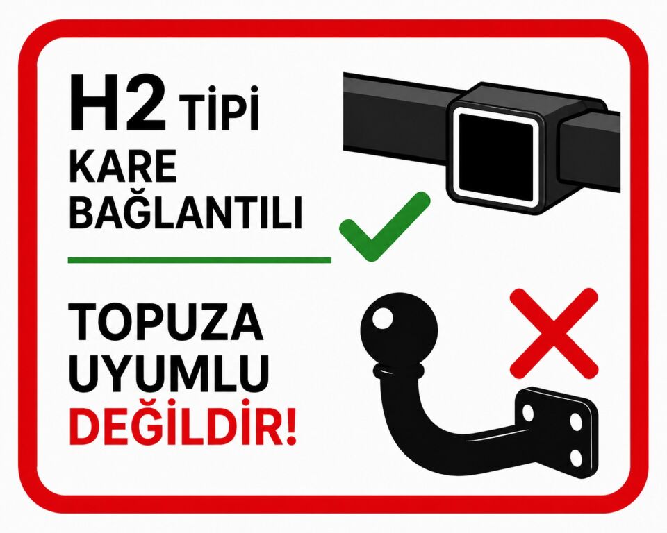 Buzzrack Buzzybee H2 Kare Bağlantılı Bisiklet Taşıyıcı