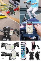 360° Dönebilen Bisiklet Scooter Motosiklet Gidon Telefon Tutucu