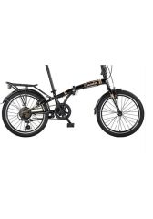 Bisiklet Cunda Folding Katlanabilir Bisiklet Siyah Gold
