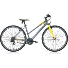 Carraro Sportıve 322 Kadın Şehir Bisikleti 400H V 28 Jant 21 Vites Mat Antrasit-Sarı-Koyu Sarı