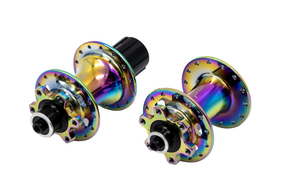 Raptor Ön/Arka Göbek Seti QR+Sokma Mil 8-12V 28D 6 Vida Oil Slick 220229 (Yüksek Hub sesli)