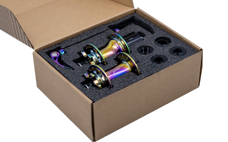 Raptor Ön/Arka Göbek Seti QR+Sokma Mil 8-12V 28D 6 Vida Oil Slick 220229 (Yüksek Hub sesli)