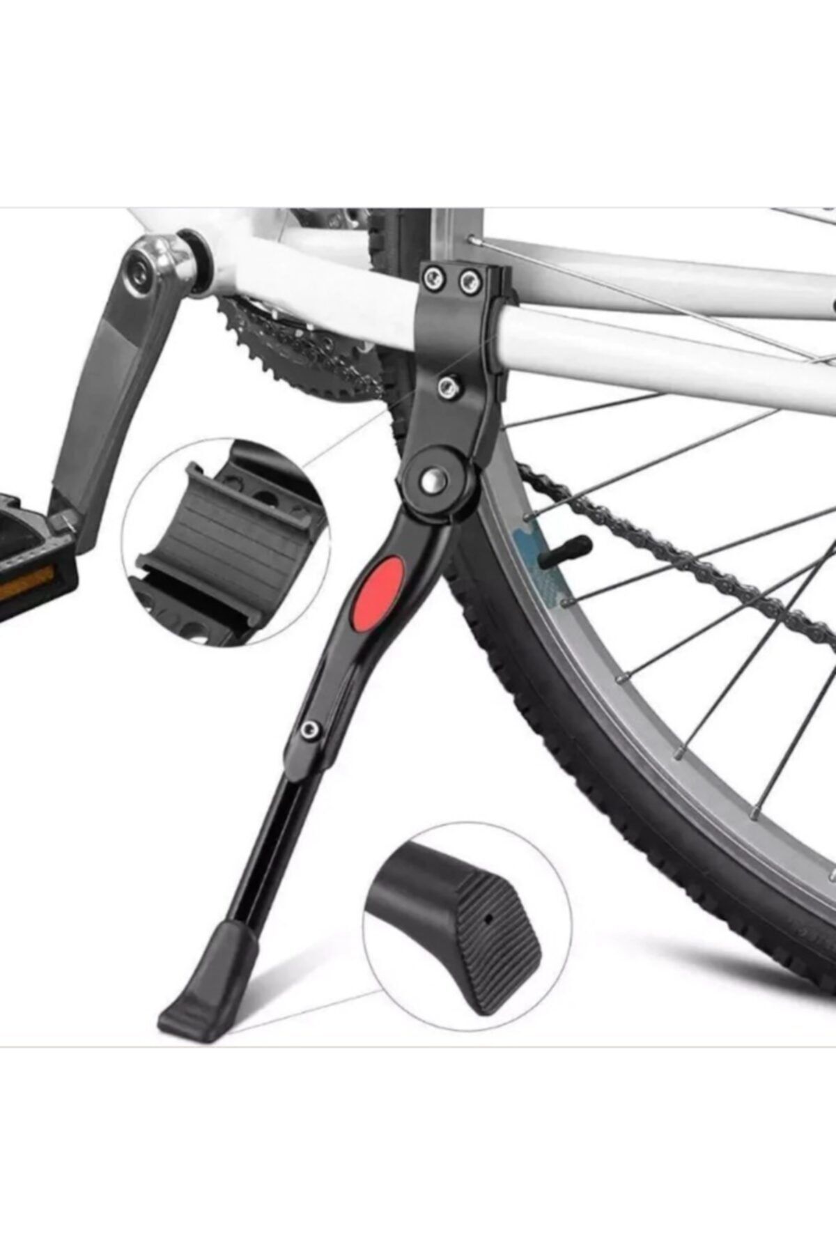 Bisiklet Yan Sehpa Kelepçeli Arka Ayaklık Alüminyum Park Ayağı