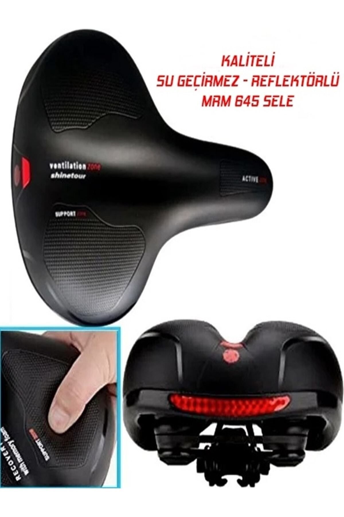 Reflektörlü Bisiklet Sele Yumuşacık Çok Kaliteli