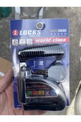 World Class 110 Db Mavi Siyah Kırmızı Alarmlı Disk Kilidi (hatırlatıcı Kablo )