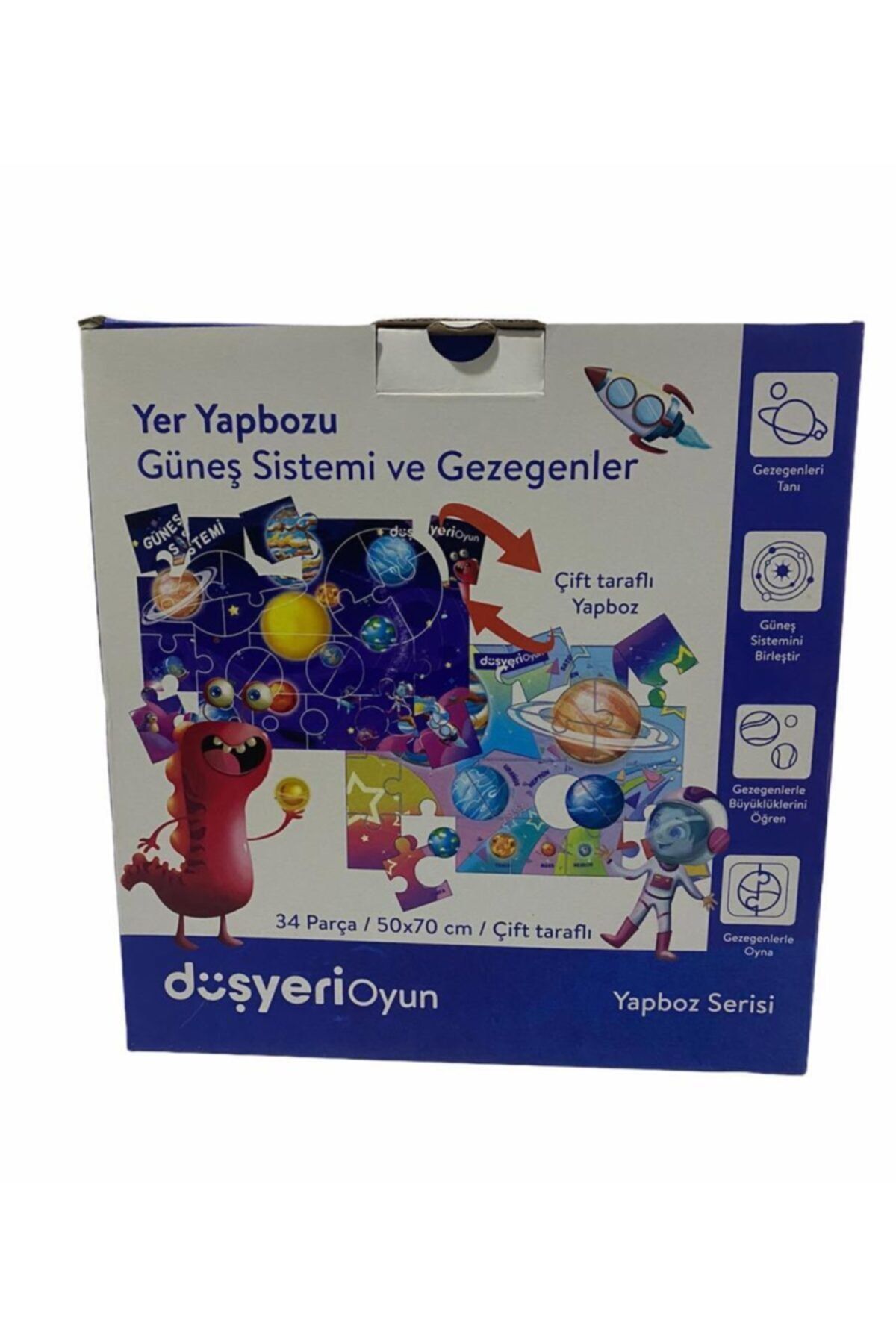 Yer Yapbozu Güneş Sistemi Ve Gezegenler 34prç 50x70