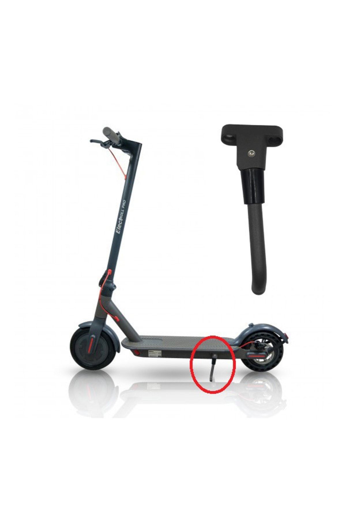 Pro Elektrikli Scooter Park Yan Ayak