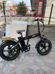 Rks Xs25 20 Jant Fat Bike Katlanabilir Elektrikli Bisiklet Siyah Renk