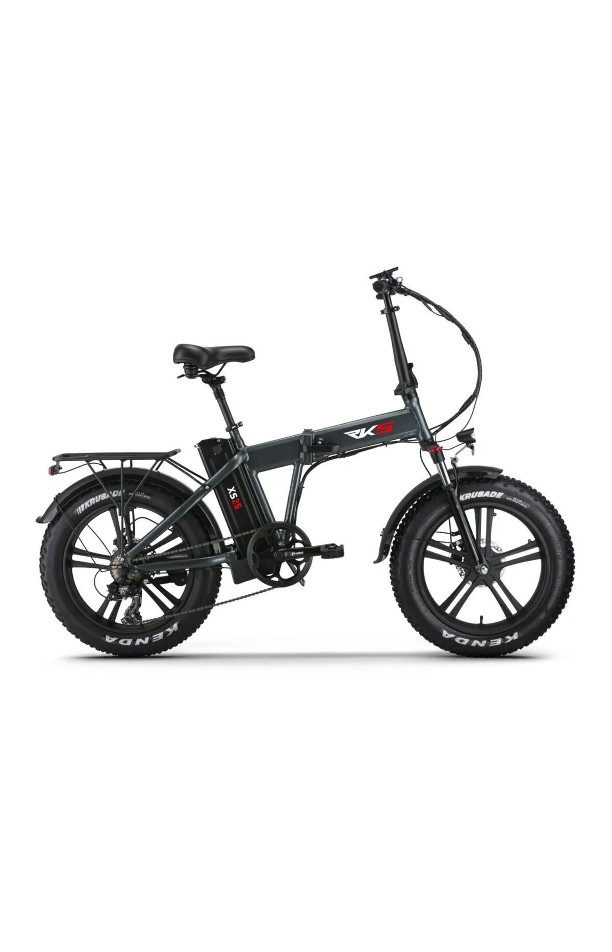 Rks Xs25 20 Jant Fat Bike Katlanabilir Elektrikli Bisiklet Siyah Renk