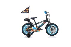 CARRARO MONSTER 12 JANT ERKEK ÇOCUK BİSİKLETİ 210H 1V MAT SİYAH GRİ MAVİ