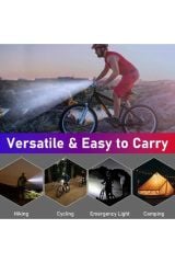 XBYC 2122 Usb Şarjlı Bisiklet Işıklı Korna 350 Lümen 140db