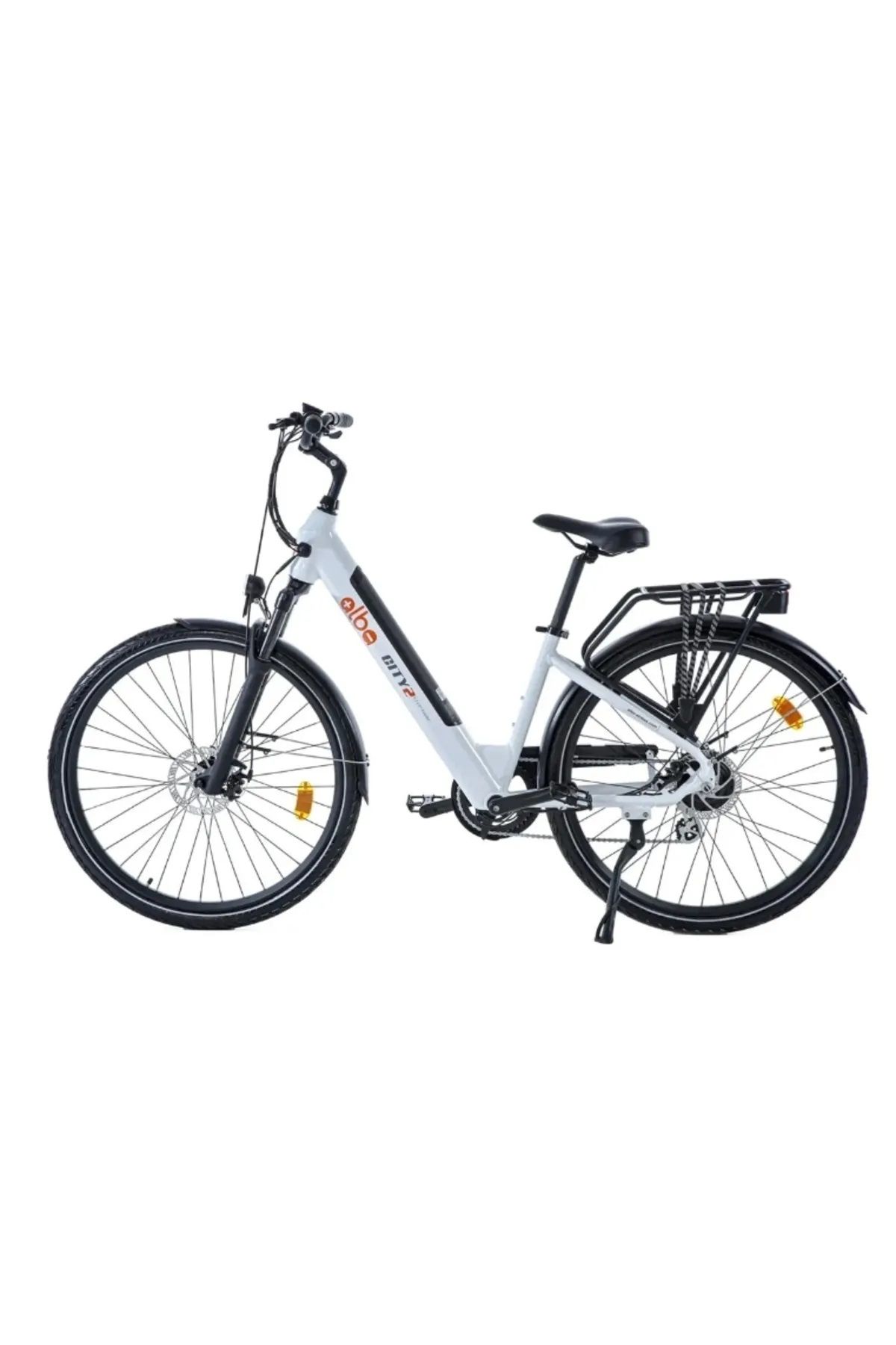 Alba City 2 36v 10,4ah Elektrikli Bisiklet Metalik Beyaz
