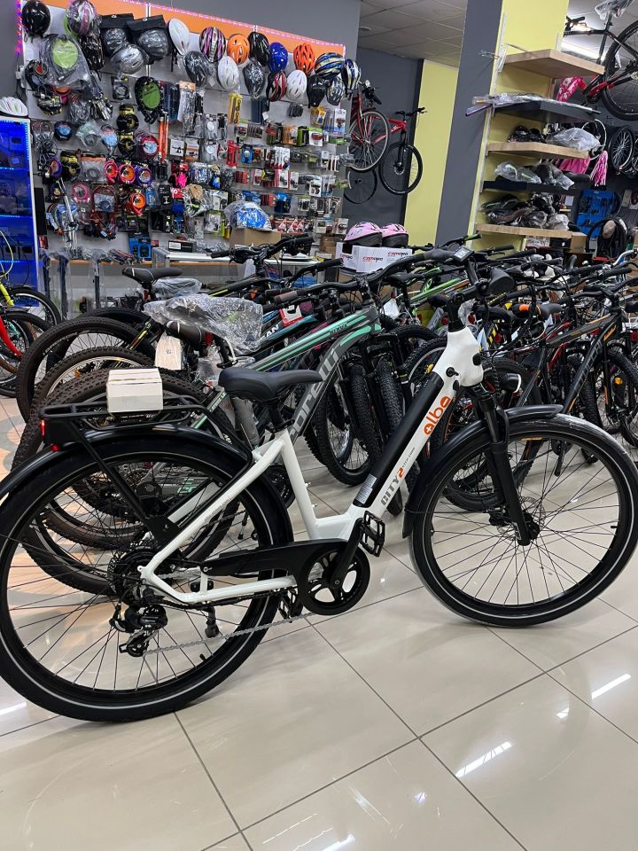 Alba City 2 36v 10,4ah Elektrikli Bisiklet Metalik Beyaz