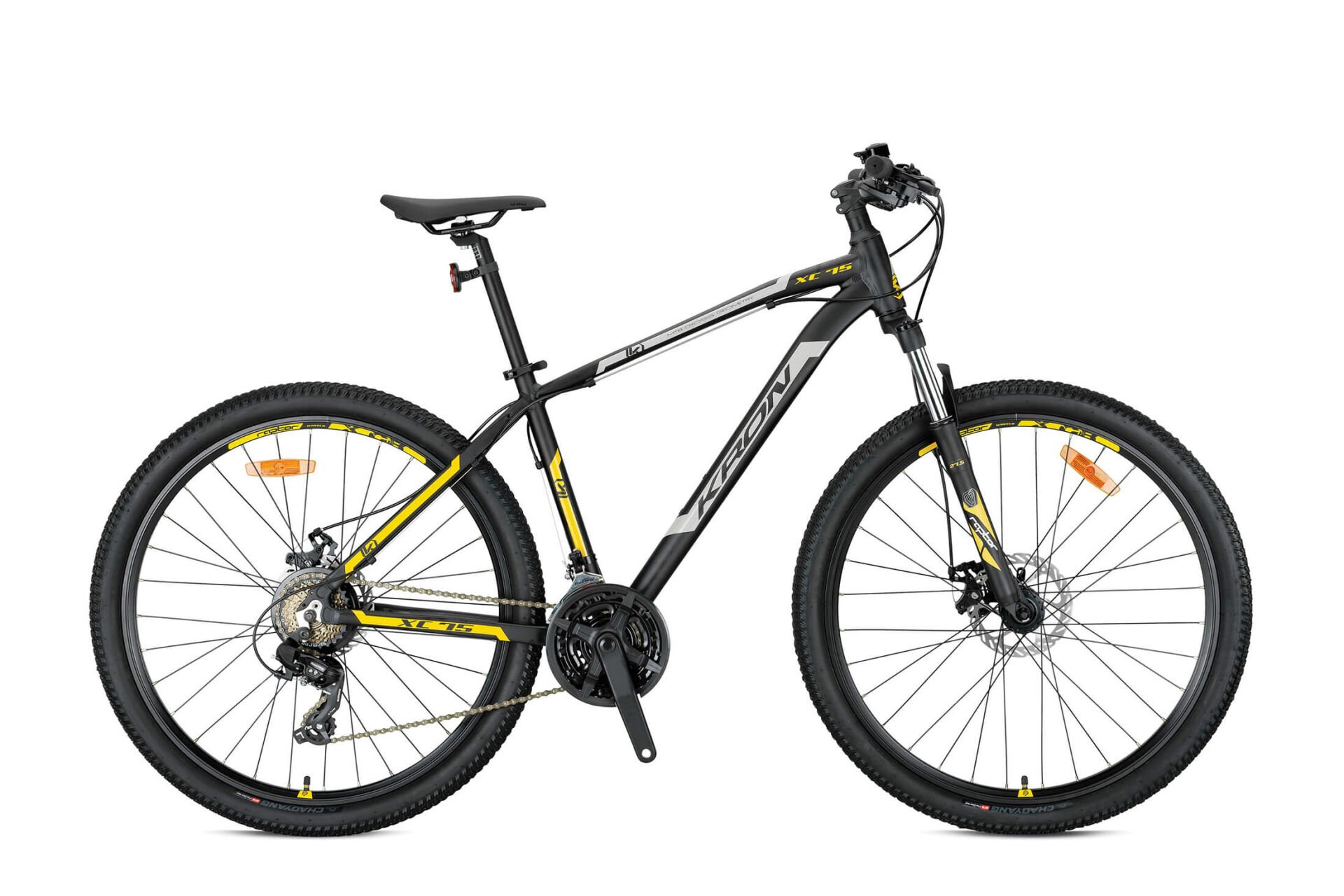 KRON XC 75 26 JANT 14 KADRO 21 VİTES M.DİSC MAT SİYAH BEJ NEON SARI
