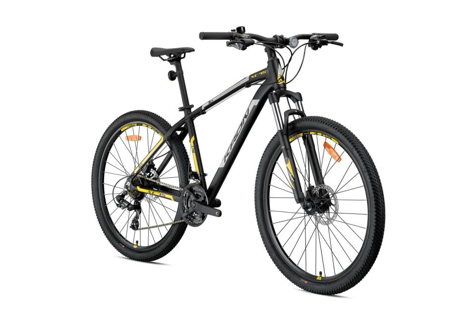 KRON XC 75 26 JANT 14 KADRO 21 VİTES M.DİSC MAT SİYAH BEJ NEON SARI