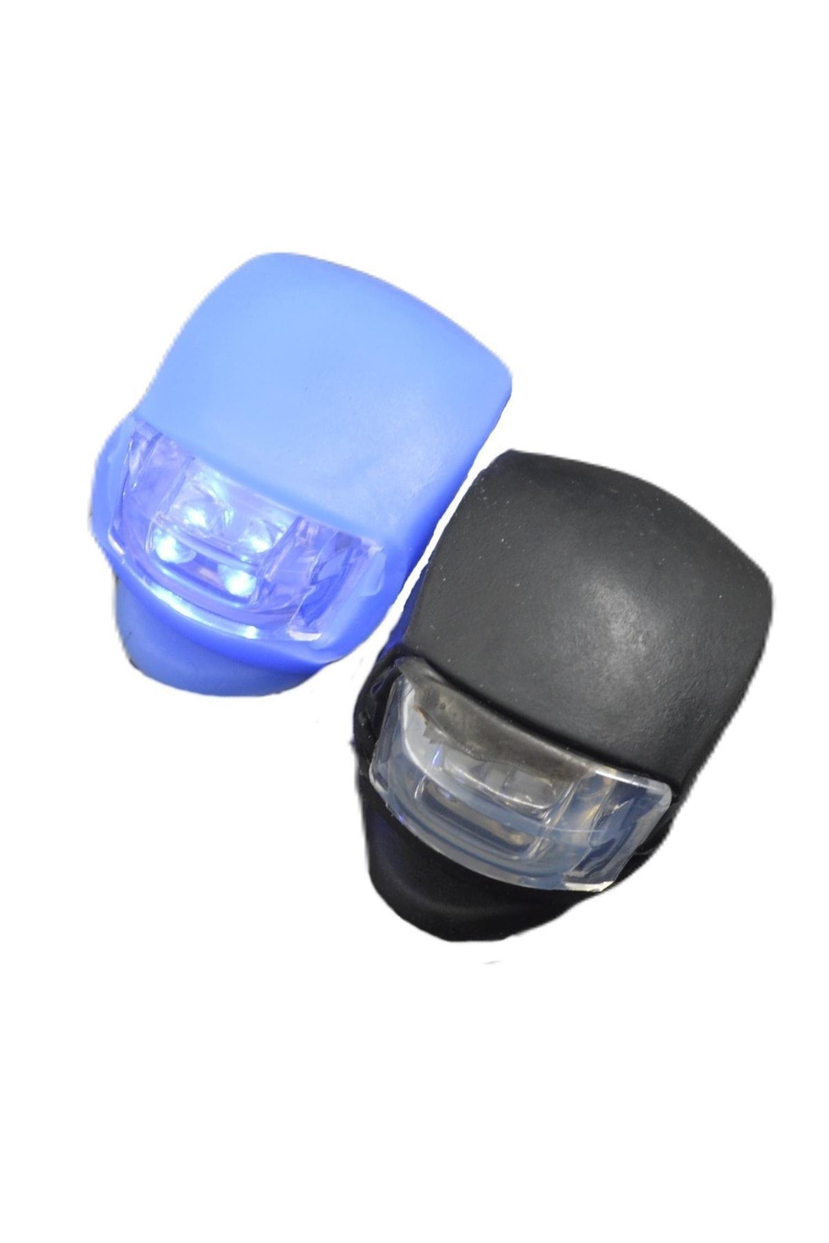 Led Lamba Kurbağa Silikon Işık 3 Kademeli Bisiklet Gidon Işığı 2'li Gkh