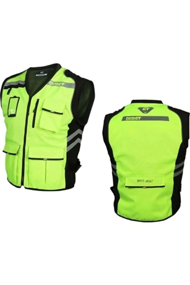 Forte Gt Unisex Yeşil Reflektif Yelek Xbyc 1188 4XL