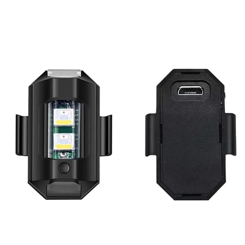 Motor Drone Uçak Kanadı Led Şarjlı Kablosuz Mini Led Çakarlı Lamba