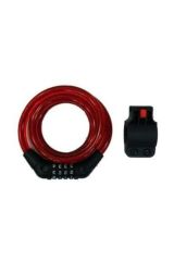 Zhonglı Kırmızı Şifreli Bisiklet Kiliti 12x1200mm