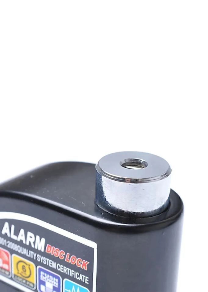 110 Db Siyah Motosiklet Alarmlı Disk Kilidi Hatırlatma Kablolu