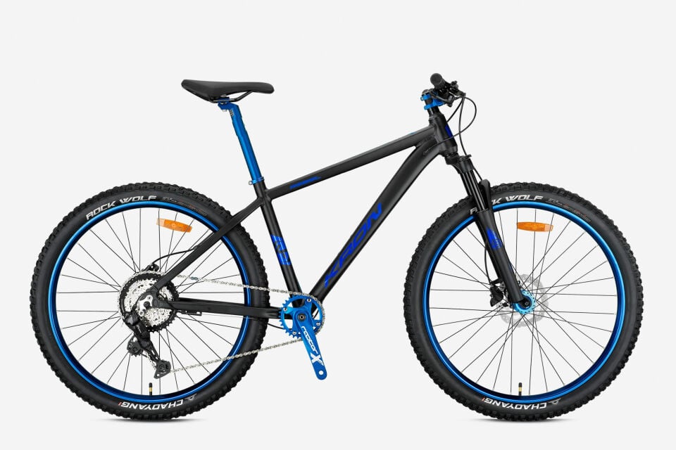 KRON REBEL 26 MTB 15 KADRO 8 VİTES H.DİSC MAT SİYAH MOR
