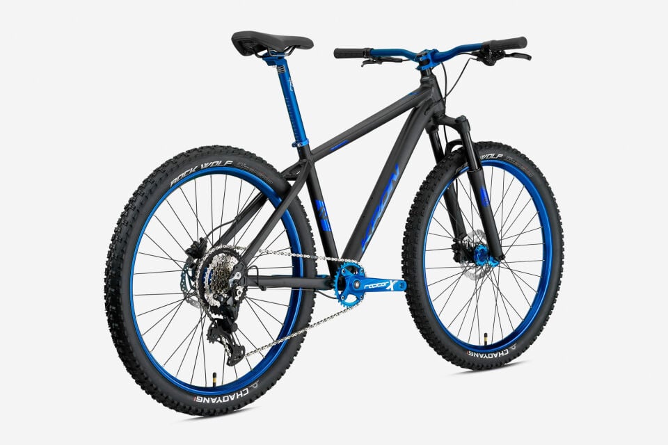 KRON REBEL 26 MTB 15 KADRO 8 VİTES H.DİSC MAT SİYAH MOR