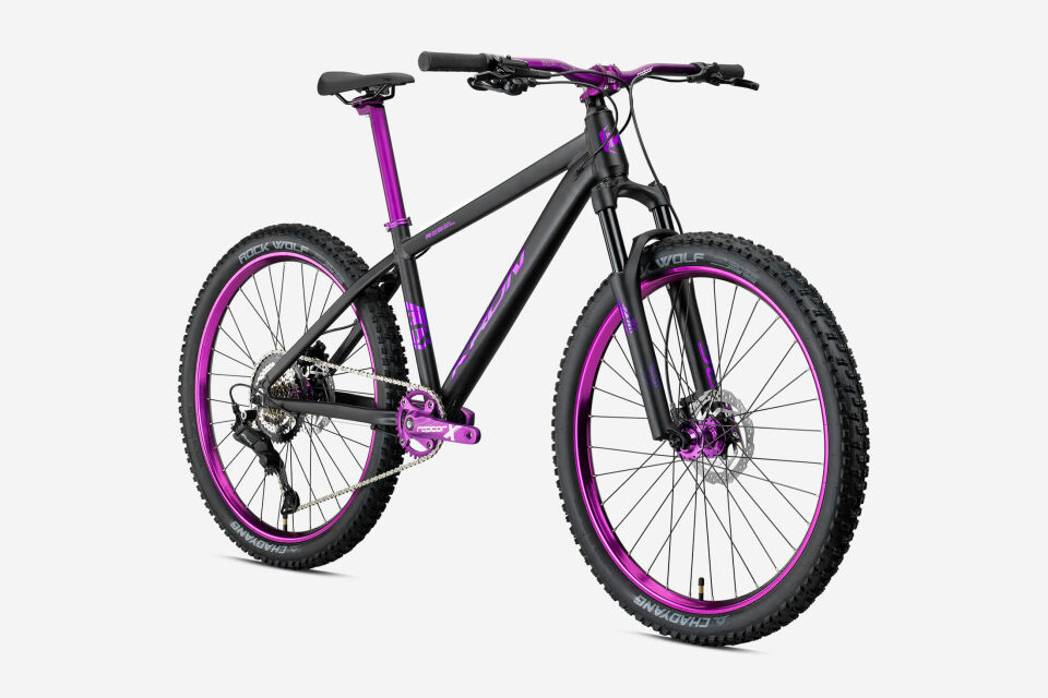 KRON REBEL 26 MTB 15 KADRO 8 VİTES H.DİSC MAT SİYAH MOR