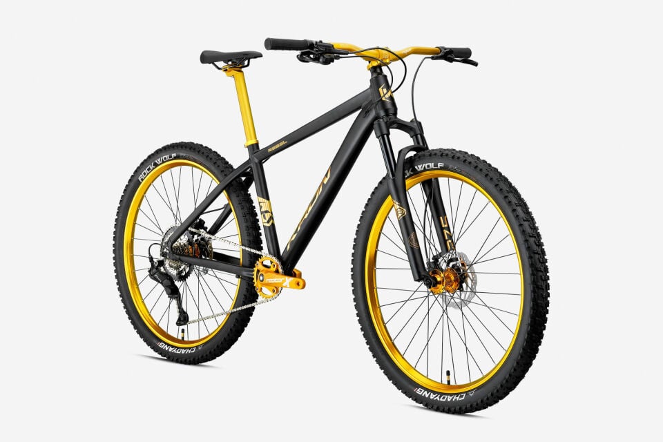 KRON REBEL 26 MTB 15 KADRO 8 VİTES H.DİSC MAT SİYAH SARI