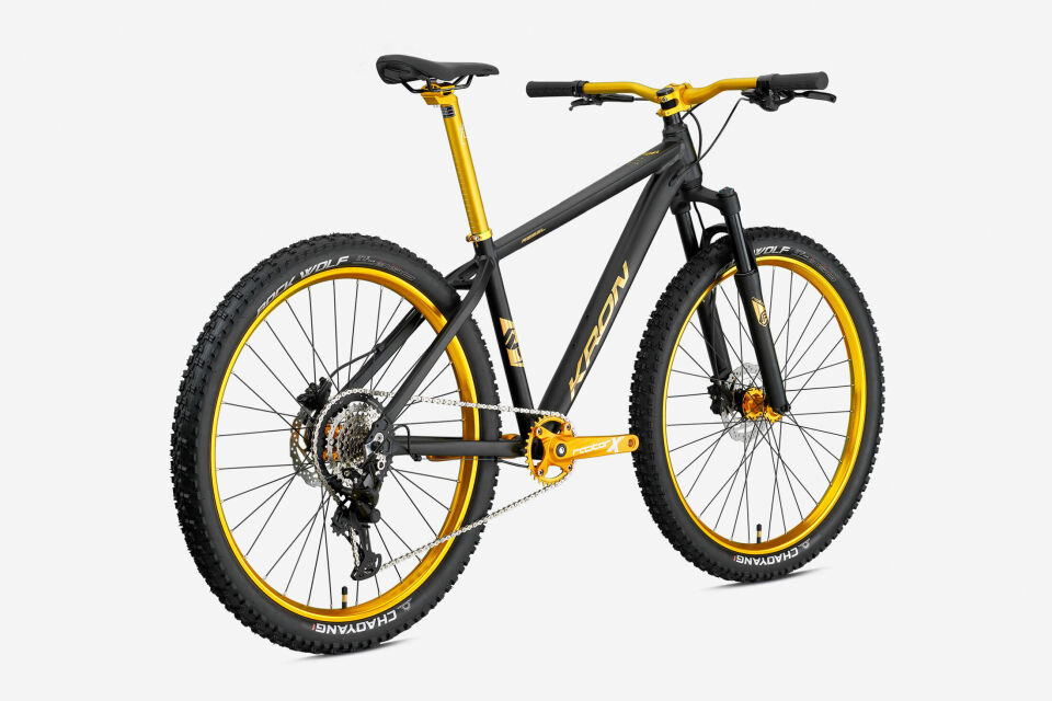 KRON REBEL 26 MTB 15 KADRO 8 VİTES H.DİSC MAT SİYAH SARI