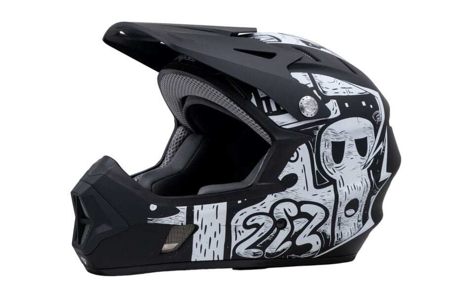 RAPTOR GRAVITY Full Face Kask (Impact-Pro) Street Noir (M 56-58cm) 100711