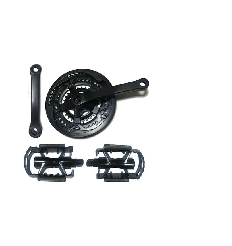 Aynakol 48t Alüminyum Siyah Pedal Paket Seti Paket Siyah Pedal