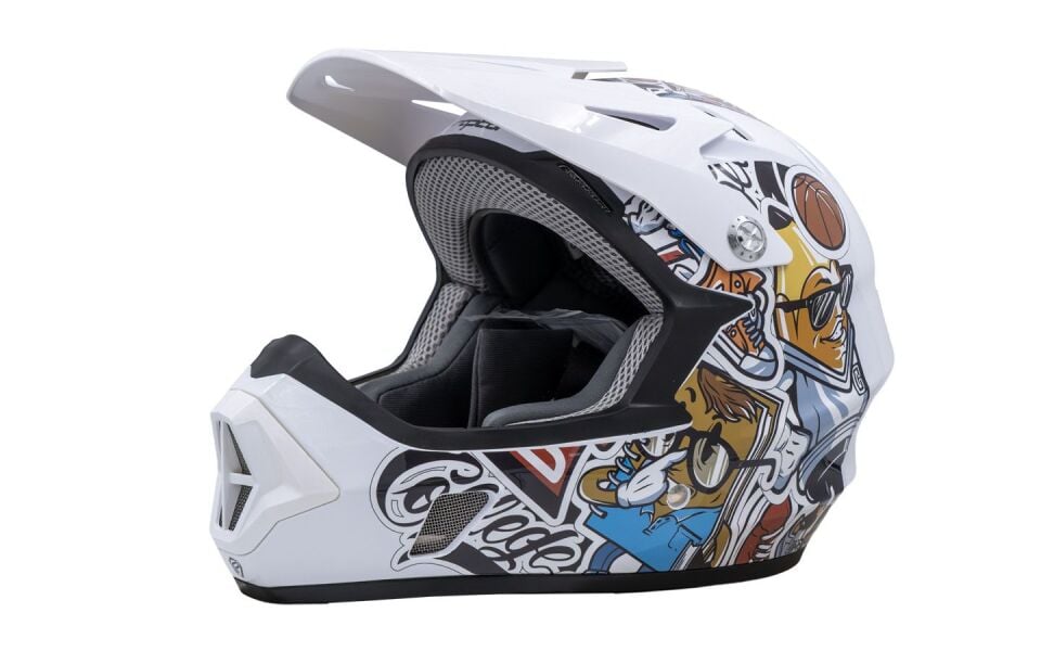 RAPTOR GRAVITY Full Face Kask (Impact-Pro) Toxıc Mınd (M 56-58cm) 100715