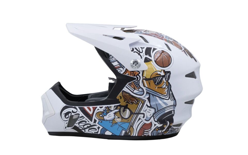 RAPTOR GRAVITY Full Face Kask (Impact-Pro) Toxıc Mınd (M 56-58cm) 100715