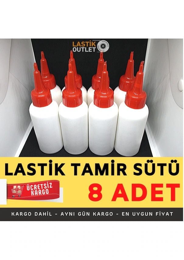 Lastik Tamir Ilacı Lastik Tamir Sütü 8'Li Özel Paket