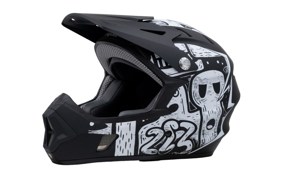 RAPTOR GRAVITY Full Face Kask (Impact-Pro) - Street Noir - XL