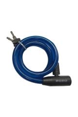 Mavi Zozo 12x800 mm Anahtarlı Bisiklet Kilidi
