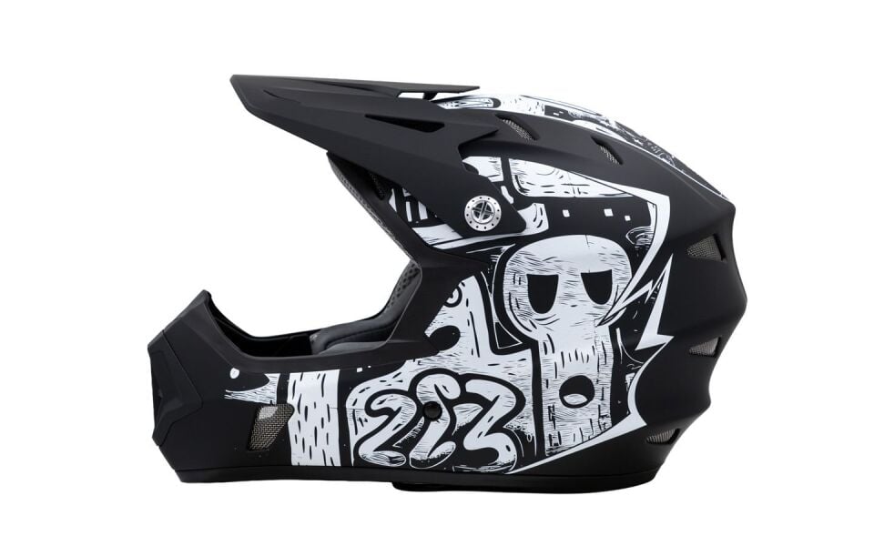 RAPTOR GRAVITY Full Face Kask (Impact-Pro) Street Noir (L 58-60cm) 100712