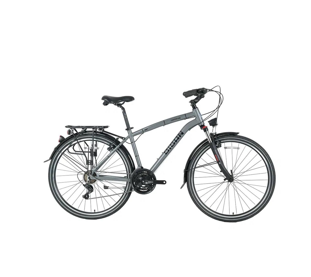 Bisan Comfortline - 19'' 48 Cm (M - L) Kadro - 26 Jant - Şehir Bisikleti - Gri Siyah