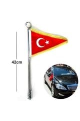 Oto Bayrak Direği -oto Flama-