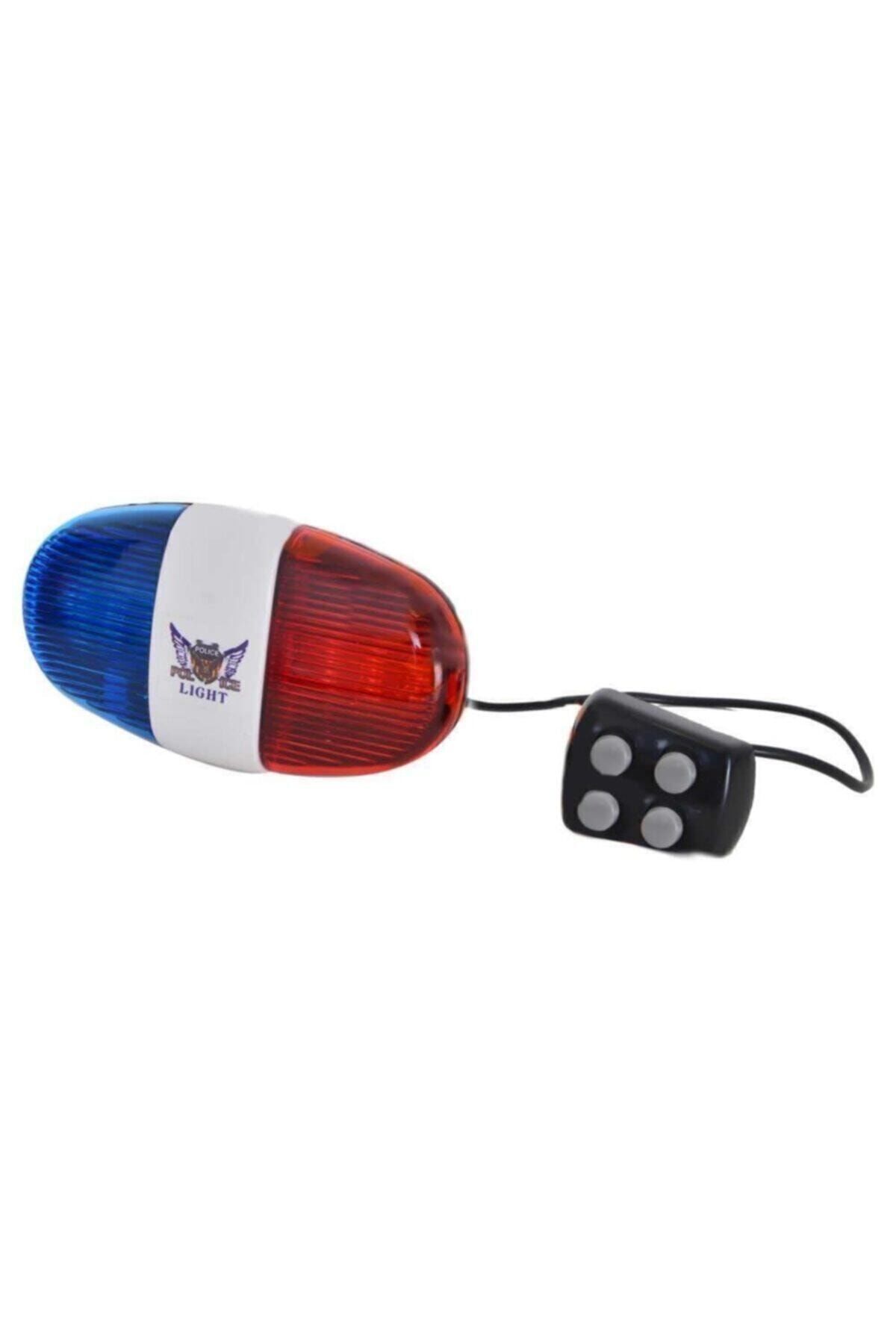 Rectus Bisiklet Korna 4 Farklı Ses+6 Farklı Led Işık+polis Sireni