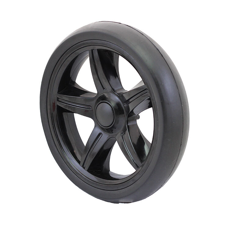 Puset Teker - 8 inç, Eva, Küçük Yuvarlak Kapak, 8mm, Yerli