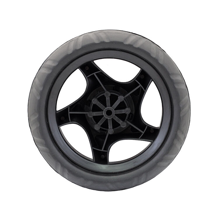 Puset Teker - 7 inç, Eva, Büyük Yuvarlak Kapak, 6mm, Yerli