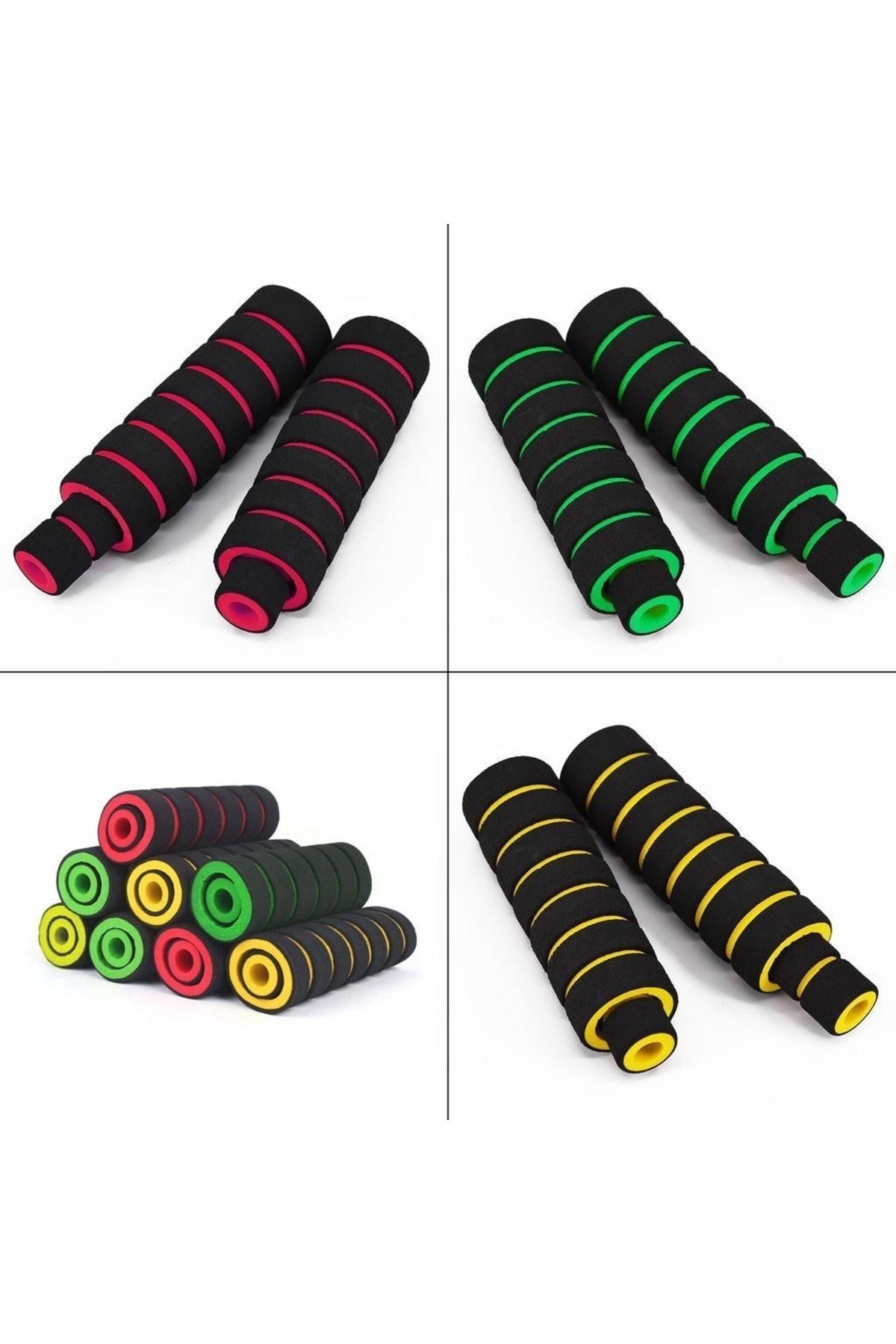 Mts Elcik Süngeri + Manet Süngeri 4'lü Set (mavi-siyah)