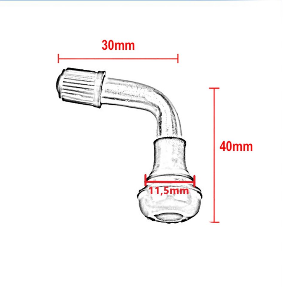 Tubeless Valf - E-Scooter, Eğik (90drc)